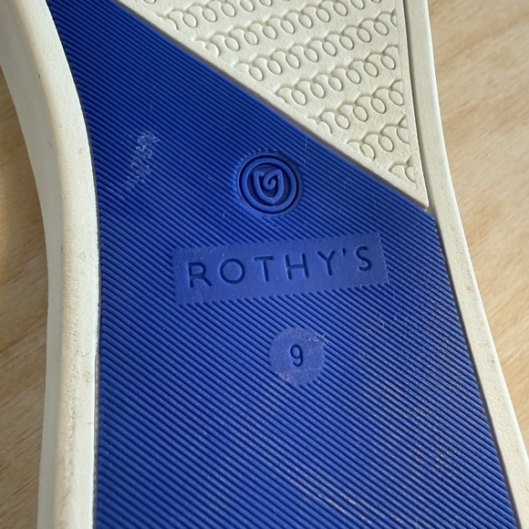 Rothy's Retired and rare “Unicorn” Pride rainbow Slip on sneakers - Picture 7 of 11